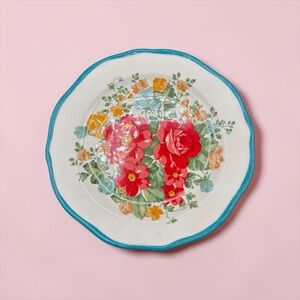 PIONEER WOMAN FLORAL STONEWARE DINNER PLATE
